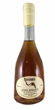 <br>Artikel-Nr.: 42<br>Rheinknie Edelweinbrand V.S.O.P 38 %vol, 0,5l<br>
