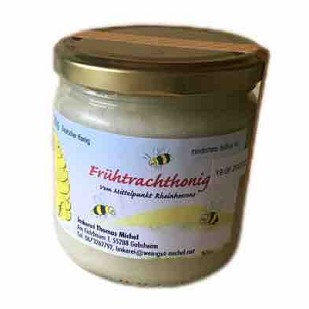 <br>Artikel-Nr.: 70<br>Frühtrachthonig 500 g cremig gerührt<br>